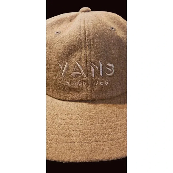 Vans Clark Vintage Brown Hat Cap Unstructured Wool Leather Strap Skatebo… - Picture 2 of 11